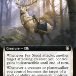Fey Steed (AFC-274) - Forgotten Realms Commander: (Extended Art)