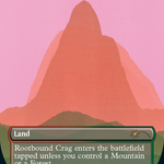 Rootbound Crag (SLD-459) - Secret Lair Drop (Borderless)