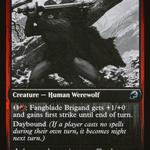 Fangblade Brigand // Fangblade Eviscerator (DBL-139) - Innistrad: Double Feature: (Double Faced Transform)