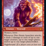 Volatile Arsonist // Dire-Strain Anarchist (VOW-181) - Innistrad: Crimson Vow: (Double Faced Transform)