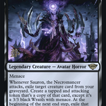 Sauron, the Necromancer (PRE-106S) - Tales of Middle-earth Promos Foil