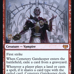 Cemetery Gatekeeper (PRE-148S) - Innistrad: Crimson Vow Promos Foil