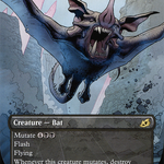 Dirge Bat (IKO-289) - Ikoria: Lair of Behemoths: (Showcase) (Borderless)
