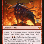 Ox of Agonas (PPTHB-147P) - Theros Beyond Death Promos