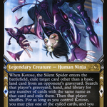 Kotose, the Silent Spider (NEO-351) - Kamigawa: Neon Dynasty: (Showcase)