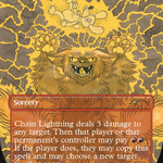 Chain Lightning (SLD-370) - Secret Lair Drop (Borderless)