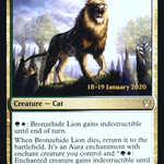 Bronzehide Lion (PRE-210S) - Theros Beyond Death Promos Foil