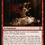Rain of Riches (PPSNC-50P) - New Capenna Commander Promos Foil