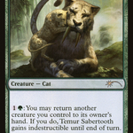 Temur Sabertooth (UMP-001) - Year of the Tiger 2022 Foil