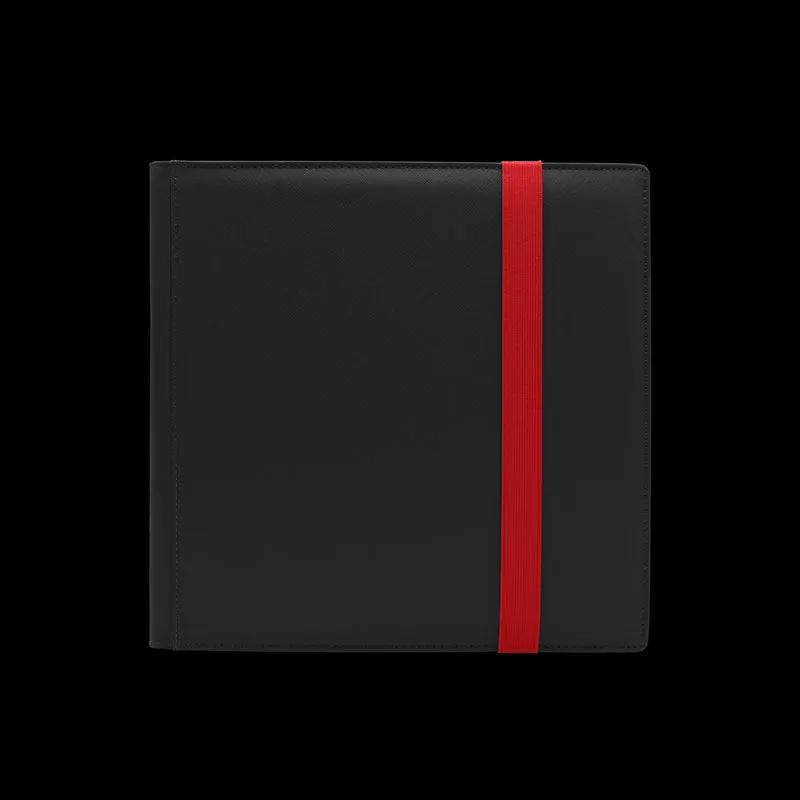 Black THE DEX BINDER 12 from THE MIGHTY HOBBY SHOP, featuring a sturdy cover and multiple rings for organizing trading cards.