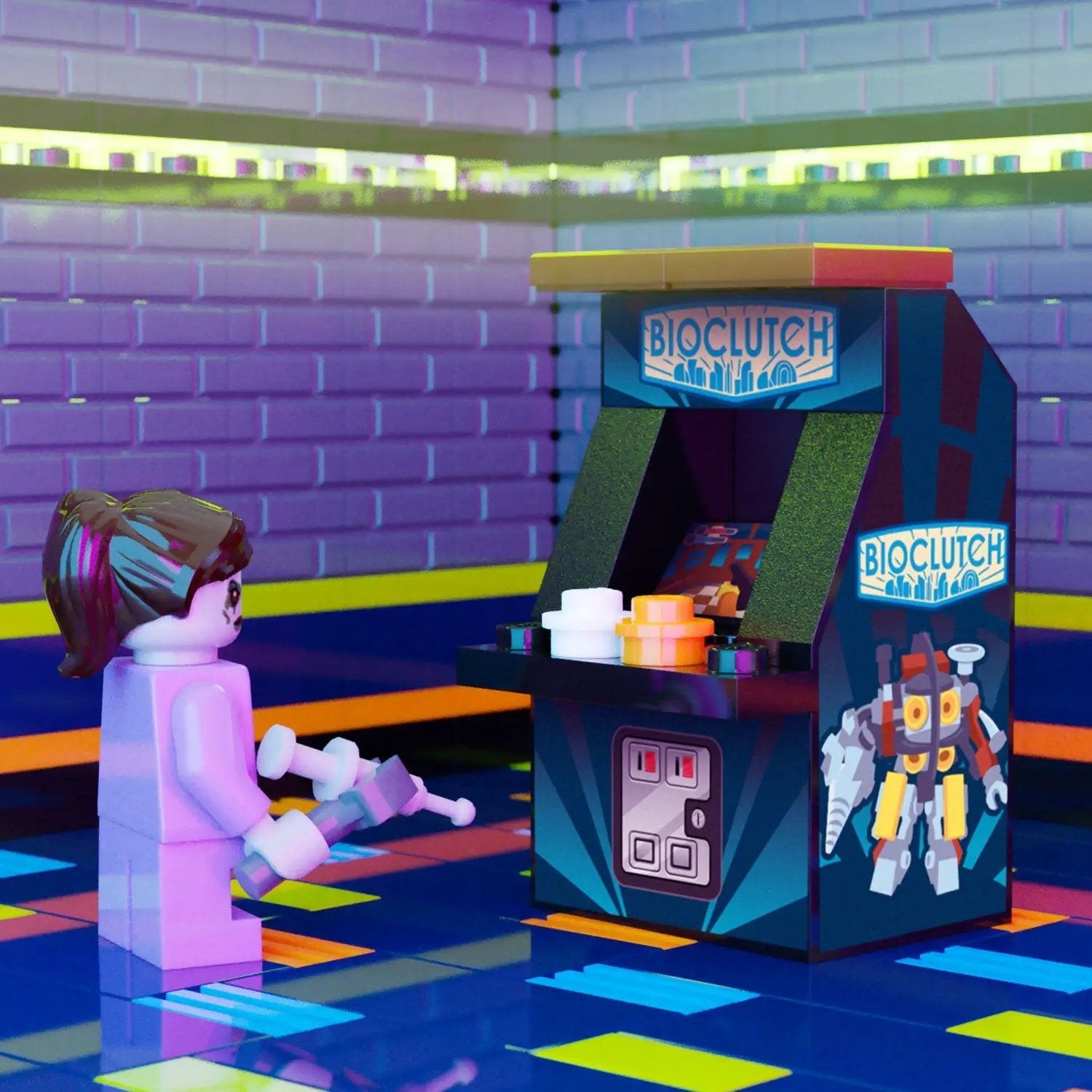 BioClutch Classic Arcade Machine by B3 Customs