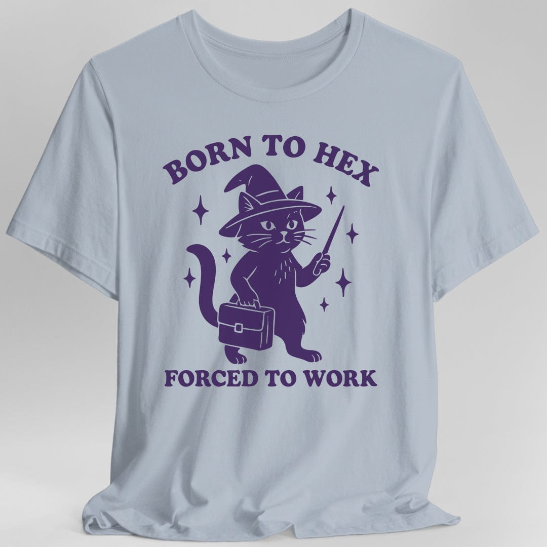 Born to Hex Forced to Work Cat T-Shirt