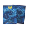 Flat view of Drasmorx Constellations brushed art sleeves in standard size, featuring celestial designs on a sleek box sleeve.