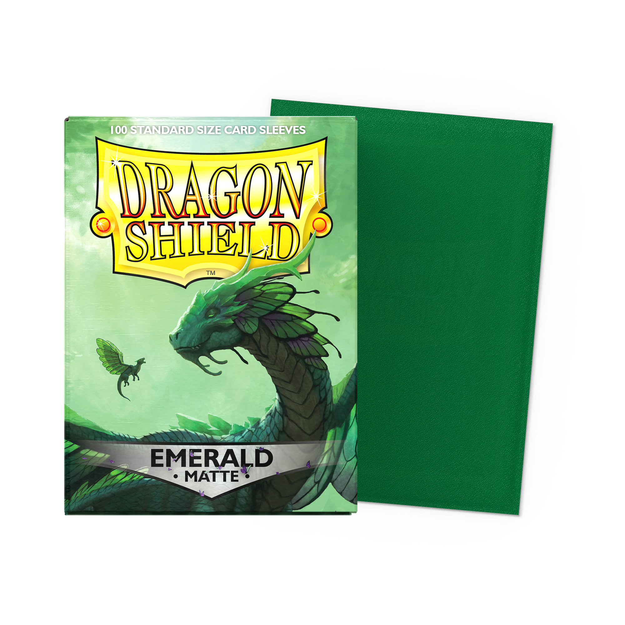 Emerald - Matte Sleeves - Standard Size by THE MIGHTY HOBBY SHOP