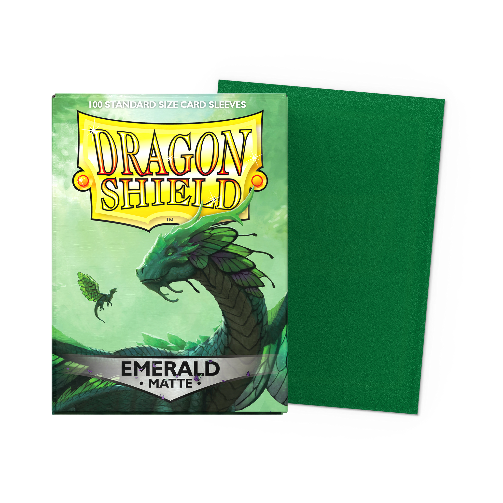 Emerald - Matte Sleeves - Standard Size by THE MIGHTY HOBBY SHOP