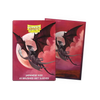 Flat image of a Japanese-sized Valentines 2024 Brushed Art Sleeves box from THE MIGHTY HOBBY SHOP, showcasing colorful sleeve design.