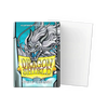 White classic Japanese size sleeves for trading cards, flat design with brand logo from THE MIGHTY HOBBY SHOP.