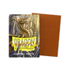 Flat image of a Japanese size Dragon Shield Copper matte card sleeve by THE MIGHTY HOBBY SHOP.