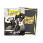 Clear non-glare matte sleeves in standard size with a flat design, ideal for protecting trading cards or collectible cards.
