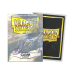 Clear classic sleeves in standard size from THE MIGHTY HOBBY SHOP, shown in a flat box layout.