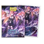 Matte art trading card sleeves featuring Tristan Shadowdancer design from Grand Archive, standard size, with colorful shadowdancer artwork.