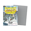 Silver Classic Standard Size Sleeves for trading cards, flat box packaging, by THE MIGHTY HOBBY SHOP