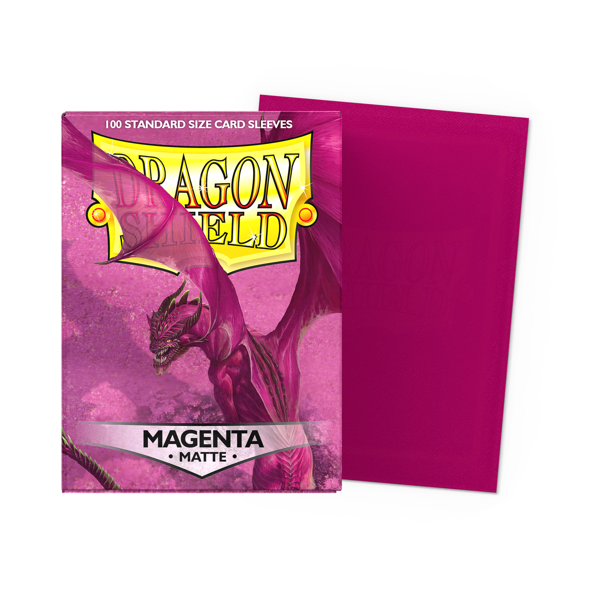 Magenta - Matte Sleeves - Standard Size by THE MIGHTY HOBBY SHOP