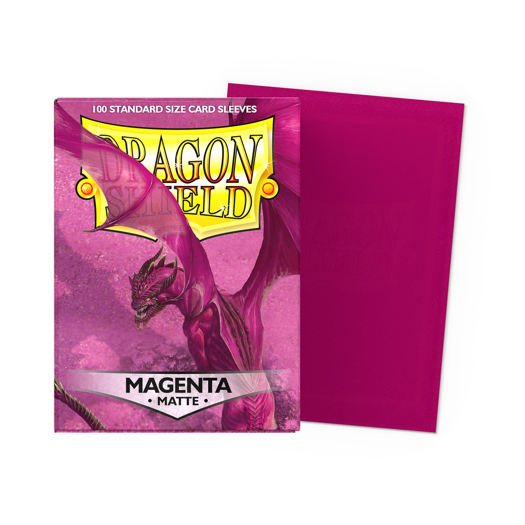 Magenta - Matte Sleeves - Standard Size by THE MIGHTY HOBBY SHOP