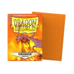 Orange - Matte Sleeves - Standard Size by THE MIGHTY HOBBY SHOP