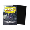 Black classic-sized sleeves for trading cards, flat, standard size, from THE MIGHTY HOBBY SHOP, shown in a box sleeve image.