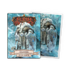 Oldhim matte art sleeves by THE MIGHTY HOBBY SHOP, standard size, featuring detailed artwork on clear card sleeves.