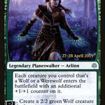 Arlinn, Voice of the Pack (PRE-150S) - War of the Spark Promos Foil