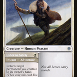 Shepherd of the Flock // Usher to Safety (ELD-028) - Throne of Eldraine