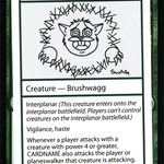 Interplanar Brushwagg (CMB1-079) - Mystery Booster Playtest Cards 2019