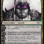 Garruk the Slayer (OVER-001) - M15 Prerelease Challenge