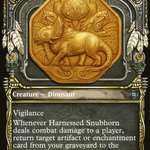 Harnessed Snubhorn (MAT-053) - March of the Machine: The Aftermath: (Showcase)