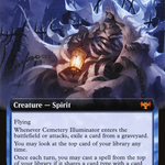 Cemetery Illuminator (VOW-356) - Innistrad: Crimson Vow: (Extended Art)