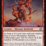 Sardian Cliffstomper (BRO-151) - The Brothers' War