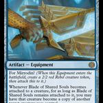 Blade of Shared Souls (PPONE-042) - Phyrexia: All Will Be One Promos