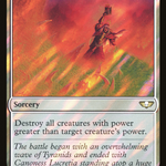 Fell the Mighty (40K-186★) - Warhammer 40,000 Commander Foil