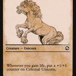 Celestial Unicorn (AFR-301) - Adventures in the Forgotten Realms: (Showcase)