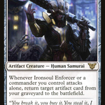 Ironsoul Enforcer (NEC-007) - Neon Dynasty Commander