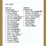 Paul McCabe Decklist (WCD-PM0B) - World Championship Decks 1997