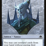 Tamiyo, Field Researcher Emblem (EMN-010) - Eldritch Moon Tokens