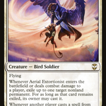 Aerial Extortionist (PPSNC-011) - New Capenna Commander Promos Foil