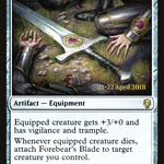 Forebear's Blade (PRE-214S) - Dominaria Promos Foil