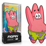 FiGPiN collectible figure of Patrick Star from SpongeBob SquarePants, featuring detailed design and vibrant colors.