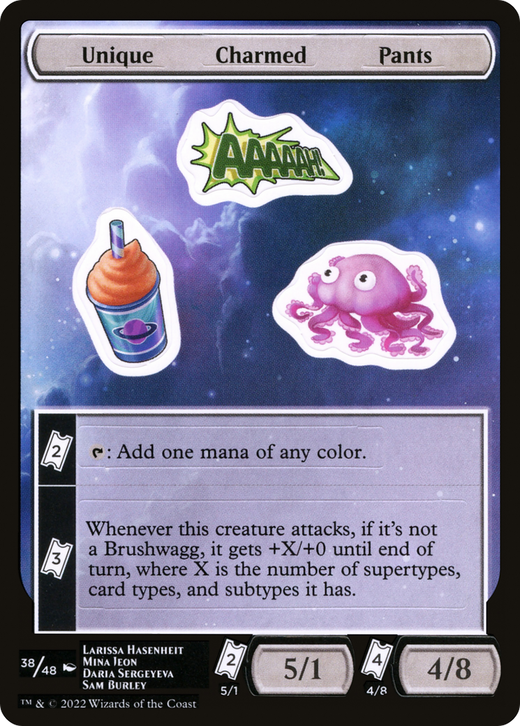 Unique Charmed Pants (UNF-038) - Unfinity Sticker Sheets