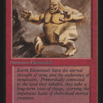 Earth Elemental (LEB-) - Limited Edition Beta