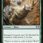 Enraged Ceratok (RNA-125) - Ravnica Allegiance